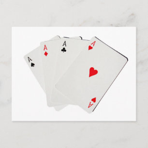 Carte Postale Quatre D'Un Aces Type