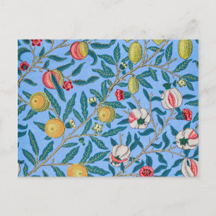 Carte Postale Quatre Fruits, William Morris