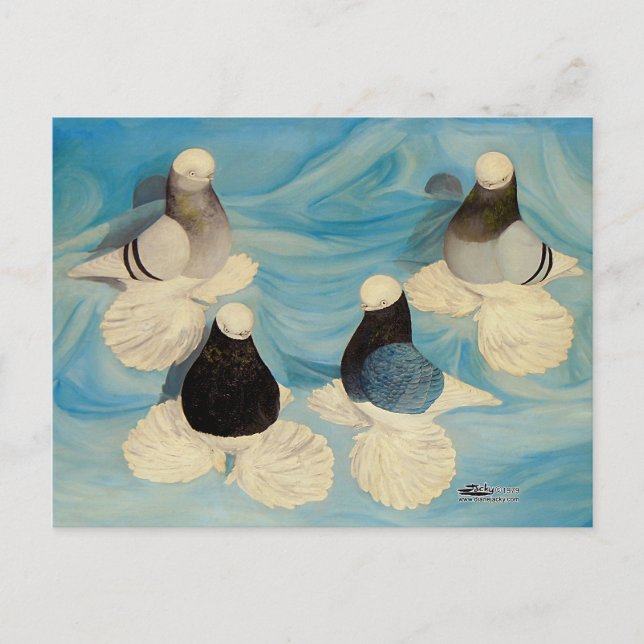 Carte Postale Quatre Muffed (Devant)