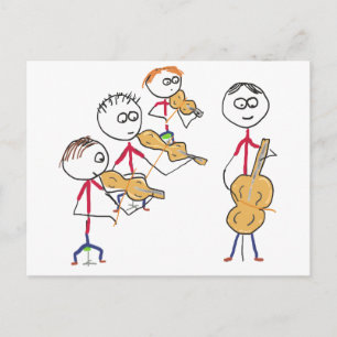 Carte Postale Quatuor à cordes 2