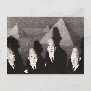 Carte Postale Quatuor Shrine de Grant Wood