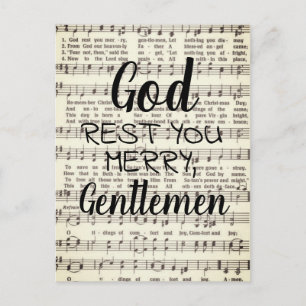 Carte Postale Que Dieu te repose, messieurs