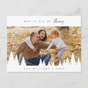 Carte Postale Que Tout Soit Joyeux, Photo De Famille, Minimalist