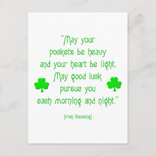 Carte Postale Que vos poches soient lourdes...