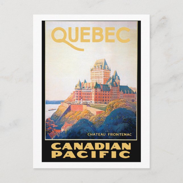 Carte Postale Québec - Canada (Devant)