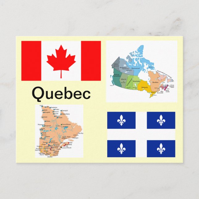 Carte Postale Québec Canada (Devant)