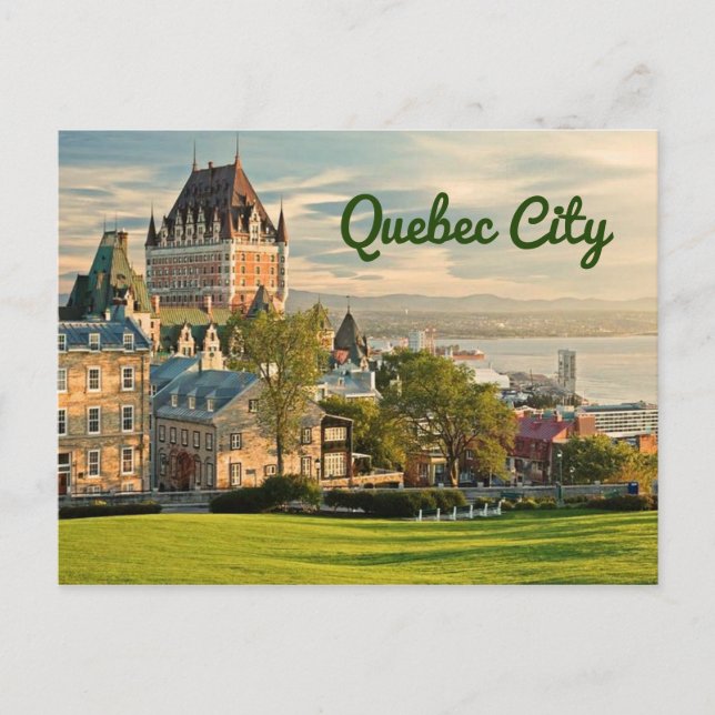 Carte Postale Québec Canada stylisé (Devant)