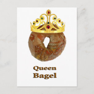 Carte Postale Queen Bagel
