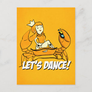 Carte Postale Queen Crab Reggae Girl