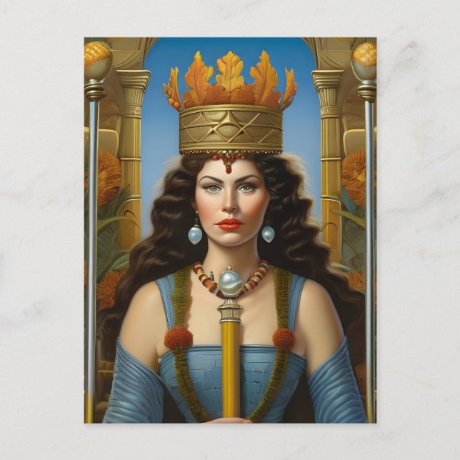 Carte postale Queen d'automne (Devant)