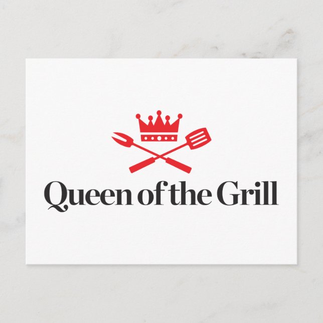 Carte Postale Queen of the Grill (Devant)