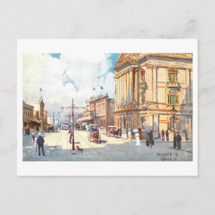 Carte Postale Queen Street vintage, Brisbane, Australie