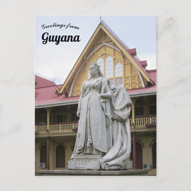 Carte Postale Queen Victoria High Court Georgetown Guyana (Devant)