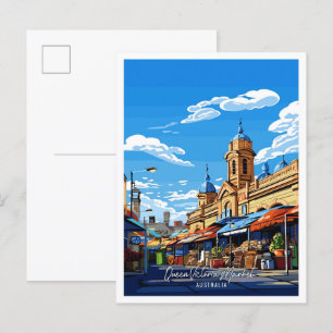 Carte Postale Queen Victoria Market Australie Voyage