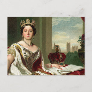 Carte Postale Queen Victoria Portrait