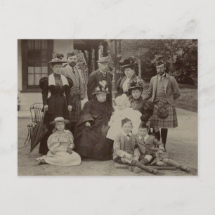 Carte Postale Queen Victoria, Royal Family incl. Duc de Windsor