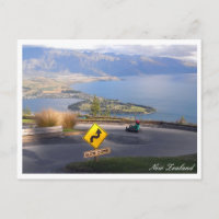 Queenstown Panorama, Luge riders, Nouvelle-Zélande