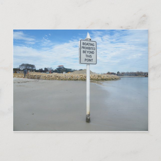 Carte Postale Quel stupide signe (Devant)