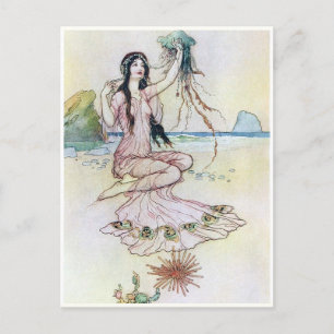 Carte Postale Quelle forme elle a appréciée par Warwick Goble