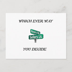 Carte Postale Quelle que soit la façon dont vous décidez de vend