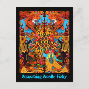 Carte Postale Quelque Chose Sent Poisson