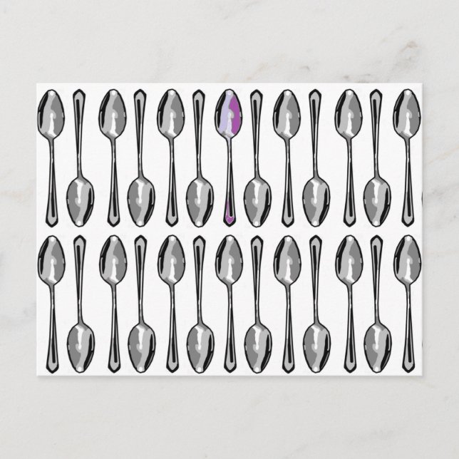 Carte Postale Quelques cuillères supplémentaires (Devant)