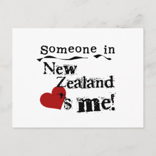 Carte Postale Quelqu'un en Nouvelle Zélande m'aime