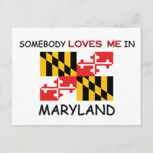 Carte Postale Quelqu'Un M'Aime À MARYLAND