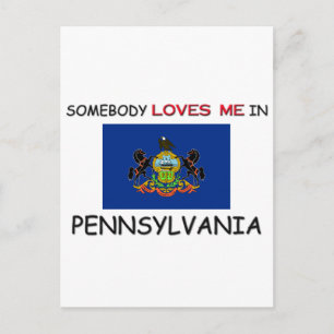 Carte Postale Quelqu'un m'aime en PENNSYLVANIE
