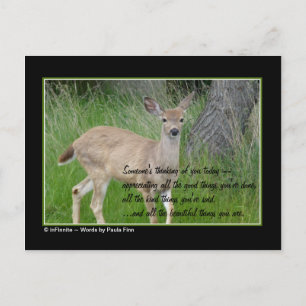 Carte Postale Quelqu'un pense à toi...