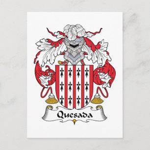 Carte Postale Quesada Family Crest