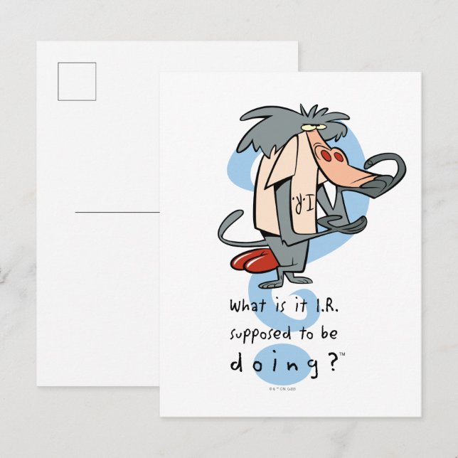 Carte Postale Qu'est-ce que la R.I. est censée faire?™ (Devant / Derrière)