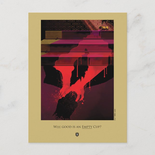 Carte Postale Qu'est-ce qu'une coupe vide ? (Devant)