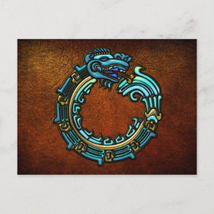 Carte Postale Quetzalcoatl turquoise