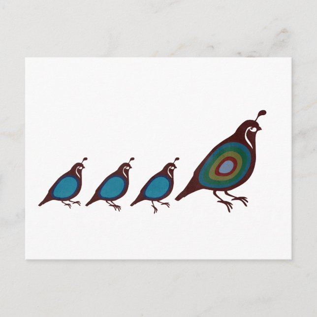Carte Postale Queue (Devant)