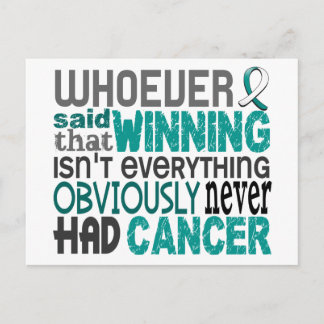 Carte Postale Qui A Dit Le Cancer Du Col