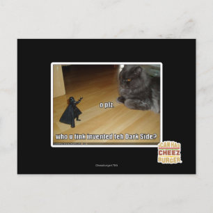 Carte Postale Qui a inventé le côté obscur ?