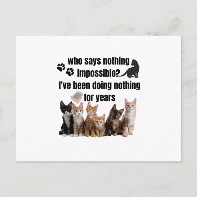 Carte Postale qui ne dit rien d'impossible_ Je fais (Devant)