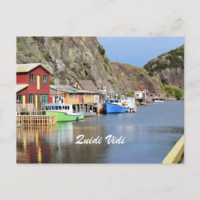 Carte Postale Quidi Vidi, Terre-Neuve-et-Labrador (Devant)