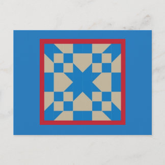 Carte postale Quilt - Route vers l'Oklahoma