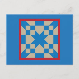 Carte postale Quilt - Route vers l'Oklahoma