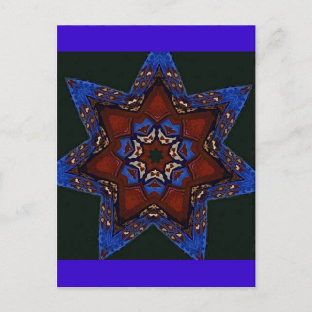 Carte Postale Quilt Star (Devant)