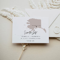 Quinn - Moveable Heart Blush Alaska Map Date de sa