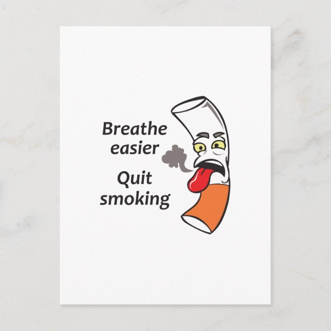 CARTE POSTALE QUITTER LE TABAGISME (Devant)