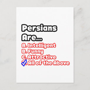 Carte Postale Quiz de la fierté persane