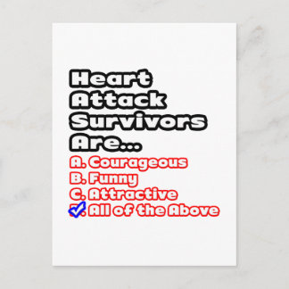 Carte Postale Quiz du survivant de l'attaque cardiaque