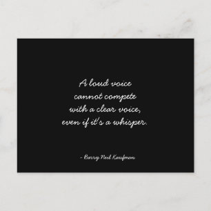 Carte postale Quotable - inspiration