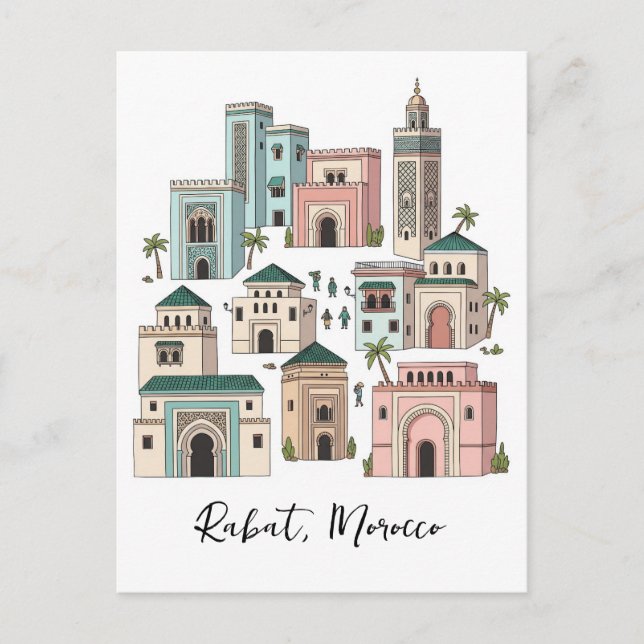 Carte postale Rabat Maroc Travel (Devant)