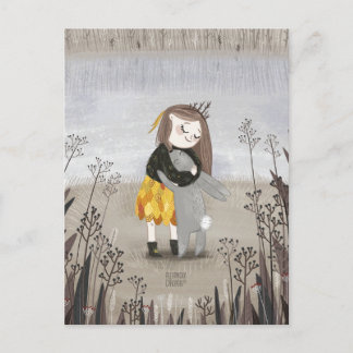 Carte Postale Rabbit de rivière par Alexandra Dikaia