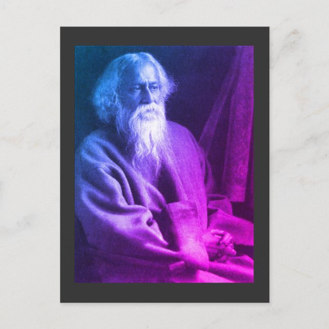Carte postale Rabindranath Tagore (Devant)